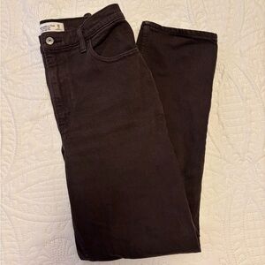 Abercrombie & Fitch Curve Love 90s Straight Ultra High Rise Jeans